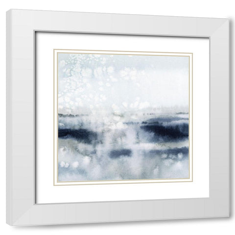 Window Fog I White Modern Wood Framed Art Print with Double Matting by Popp, Grace