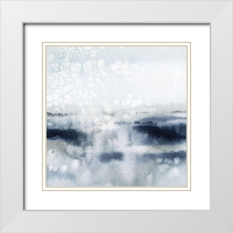 Window Fog I White Modern Wood Framed Art Print with Double Matting by Popp, Grace