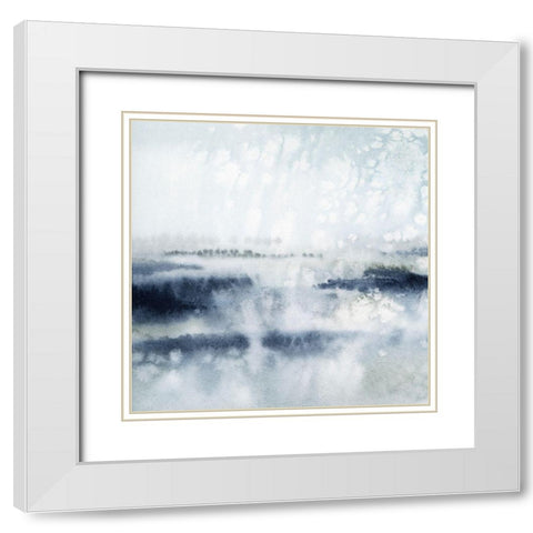 Window Fog II White Modern Wood Framed Art Print with Double Matting by Popp, Grace