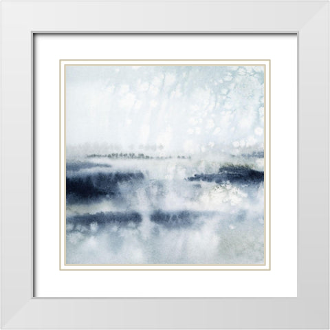 Window Fog II White Modern Wood Framed Art Print with Double Matting by Popp, Grace