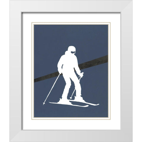 Its All About the Game XIV White Modern Wood Framed Art Print with Double Matting by Moore, Regina