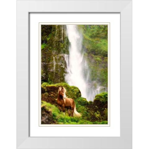 View At Rest VI White Modern Wood Framed Art Print with Double Matting by PHBurchett