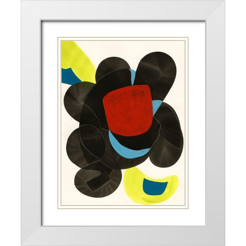 Barcelona II White Modern Wood Framed Art Print with Double Matting by Fuchs, Jodi
