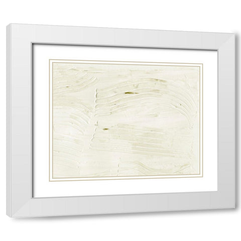 Roll Crossing II White Modern Wood Framed Art Print with Double Matting by Wang, Melissa