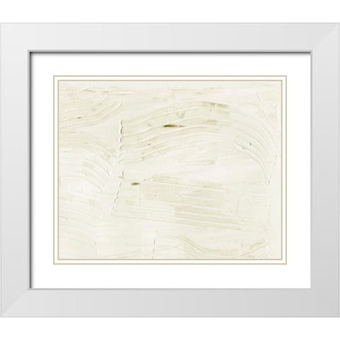 Roll Crossing II White Modern Wood Framed Art Print with Double Matting by Wang, Melissa