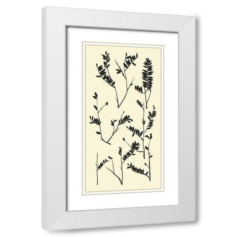 Feeling Wild I White Modern Wood Framed Art Print with Double Matting by Wang, Melissa