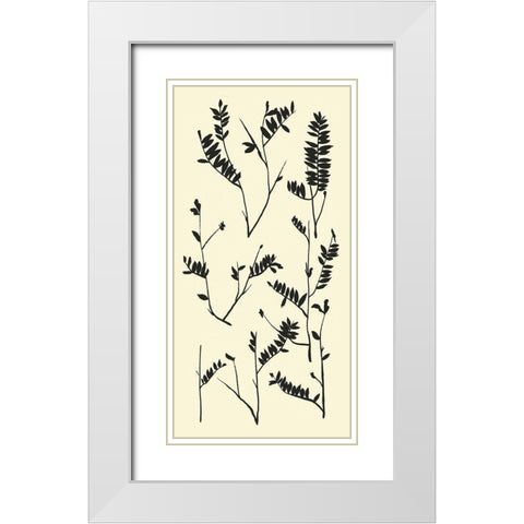 Feeling Wild I White Modern Wood Framed Art Print with Double Matting by Wang, Melissa