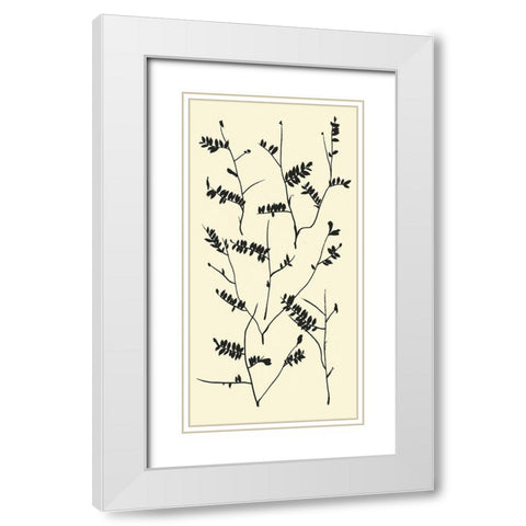 Feeling Wild II White Modern Wood Framed Art Print with Double Matting by Wang, Melissa