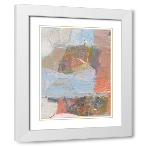 Minim III White Modern Wood Framed Art Print with Double Matting by Jachimiec, Sue