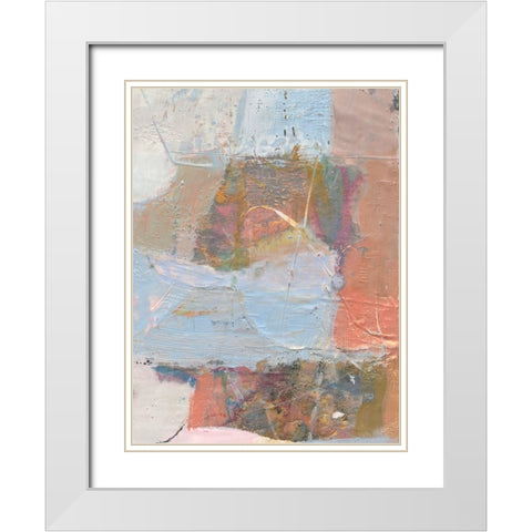 Minim III White Modern Wood Framed Art Print with Double Matting by Jachimiec, Sue