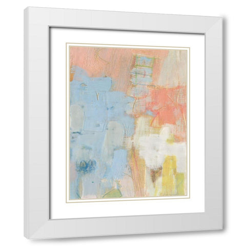 Cully I White Modern Wood Framed Art Print with Double Matting by Jachimiec, Sue