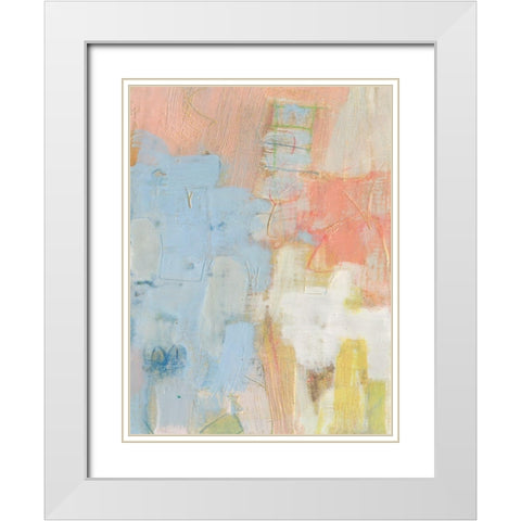 Cully I White Modern Wood Framed Art Print with Double Matting by Jachimiec, Sue