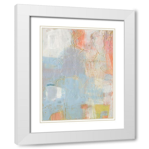 Cully II White Modern Wood Framed Art Print with Double Matting by Jachimiec, Sue