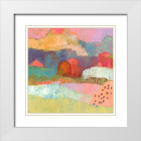 Gramercy II White Modern Wood Framed Art Print with Double Matting by Jachimiec, Sue