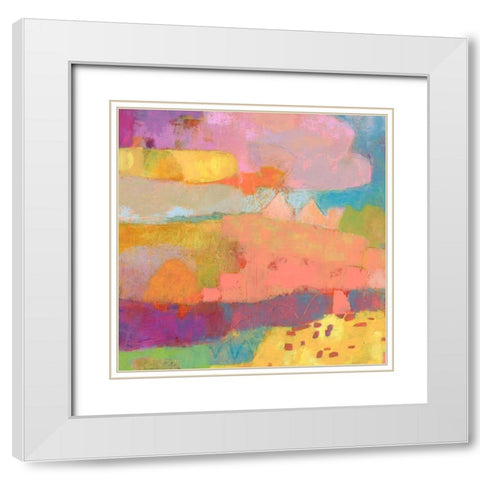 Gramercy III White Modern Wood Framed Art Print with Double Matting by Jachimiec, Sue