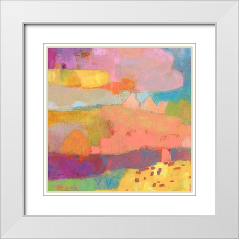 Gramercy III White Modern Wood Framed Art Print with Double Matting by Jachimiec, Sue