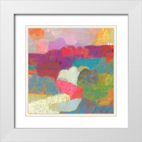 Gramercy IV White Modern Wood Framed Art Print with Double Matting by Jachimiec, Sue