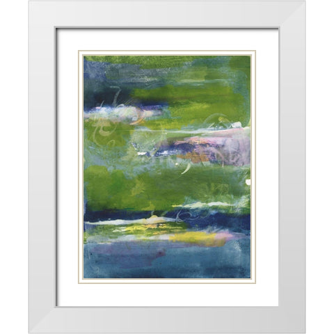 Bales of Color I White Modern Wood Framed Art Print with Double Matting by Combs, Joyce