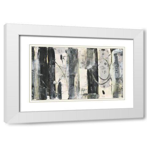 Standing Tall II White Modern Wood Framed Art Print with Double Matting by Combs, Joyce