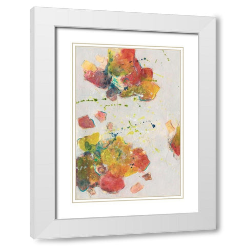 Attracting Love I White Modern Wood Framed Art Print with Double Matting by Combs, Joyce