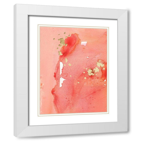 Mythological I White Modern Wood Framed Art Print with Double Matting by Combs, Joyce