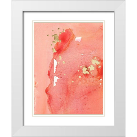 Mythological I White Modern Wood Framed Art Print with Double Matting by Combs, Joyce