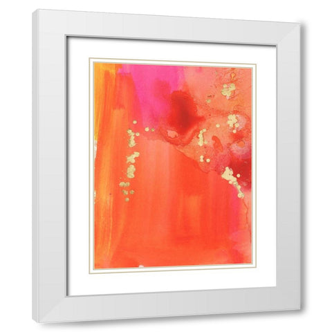 Mythological II White Modern Wood Framed Art Print with Double Matting by Combs, Joyce