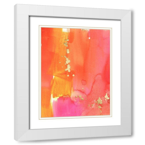 Mythological III White Modern Wood Framed Art Print with Double Matting by Combs, Joyce