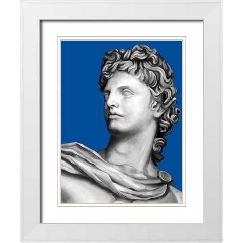Custom Ornate Sculpture II White Modern Wood Framed Art Print with Double Matting by Ethan Harper