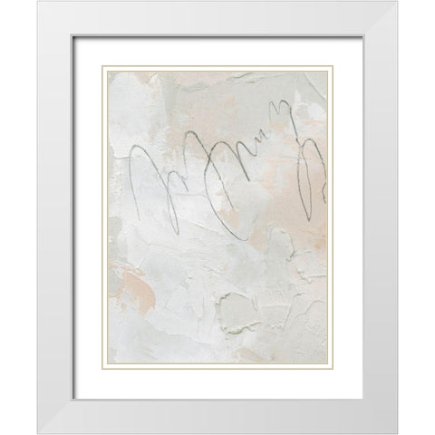 Twitch II White Modern Wood Framed Art Print with Double Matting by Caroline, Emma