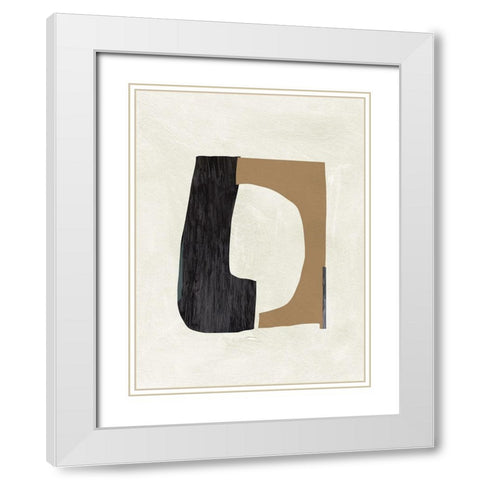 Cardboard Cutouts II White Modern Wood Framed Art Print with Double Matting by Wang, Melissa