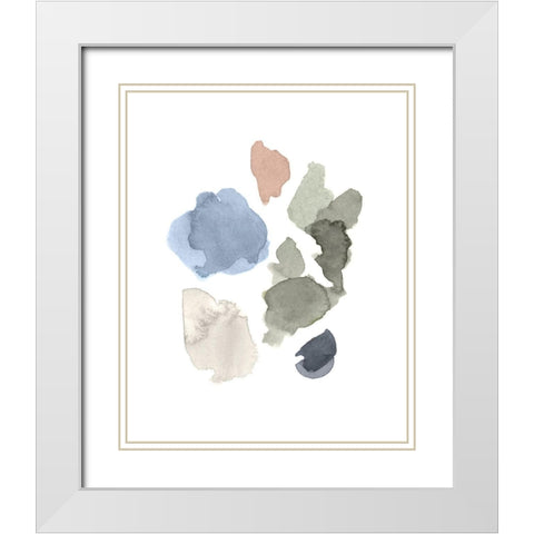 Fresh Start II White Modern Wood Framed Art Print with Double Matting by Caroline, Emma