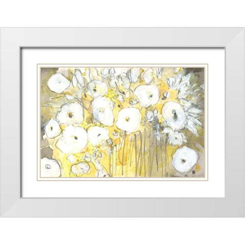Heirloom Treasure I White Modern Wood Framed Art Print with Double Matting by Dixon, Samuel