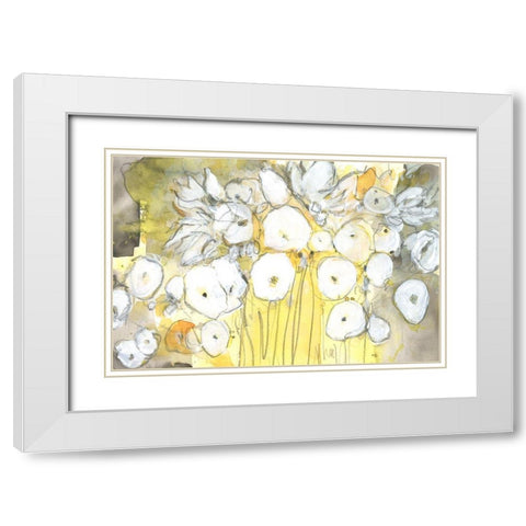 Heirloom Treasure II White Modern Wood Framed Art Print with Double Matting by Dixon, Samuel