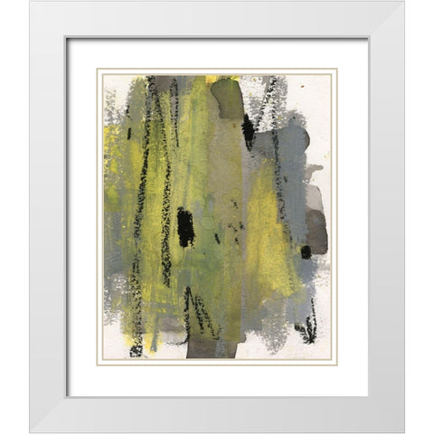 Loft Pastel I White Modern Wood Framed Art Print with Double Matting by Dixon, Samuel