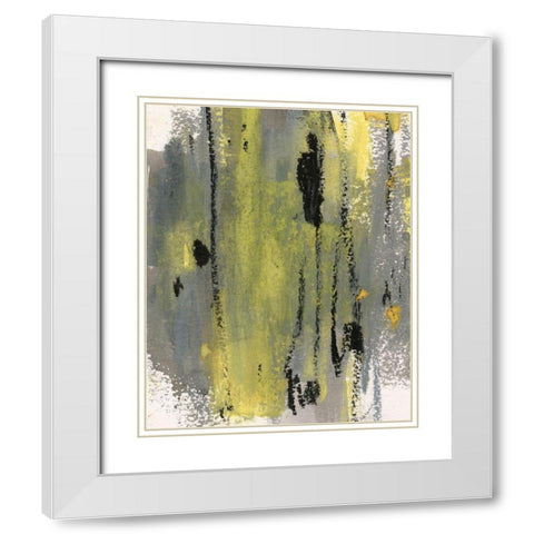 Loft Pastel II White Modern Wood Framed Art Print with Double Matting by Dixon, Samuel