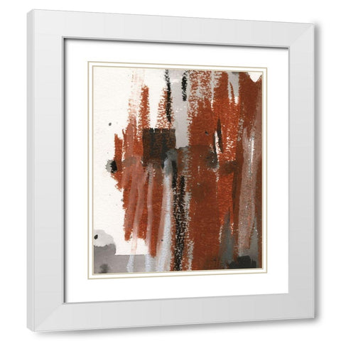 Loft Pastel V White Modern Wood Framed Art Print with Double Matting by Dixon, Samuel