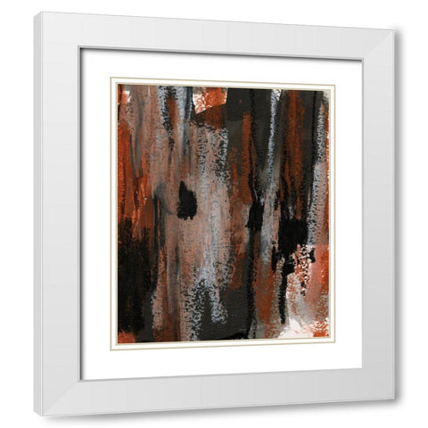 Loft Pastel VII White Modern Wood Framed Art Print with Double Matting by Dixon, Samuel