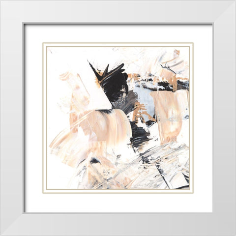 Ruckus V White Modern Wood Framed Art Print with Double Matting by Harper, Ethan