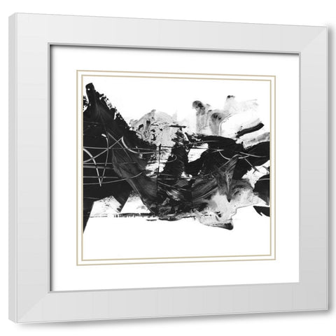 Make Some Noise I White Modern Wood Framed Art Print with Double Matting by Harper, Ethan