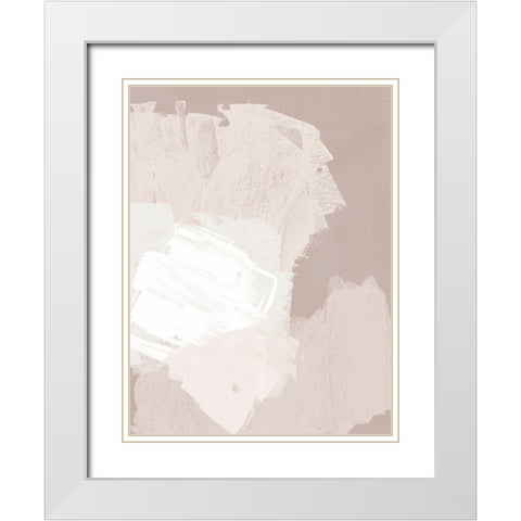 Cloud Slate I White Modern Wood Framed Art Print with Double Matting by Vess, June Erica