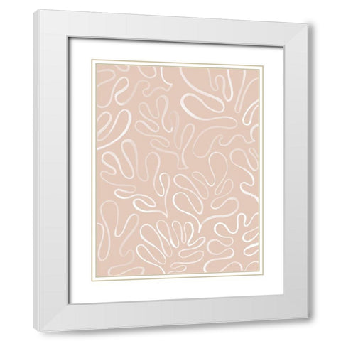 Matisse Pieces IV White Modern Wood Framed Art Print with Double Matting by Popp, Grace