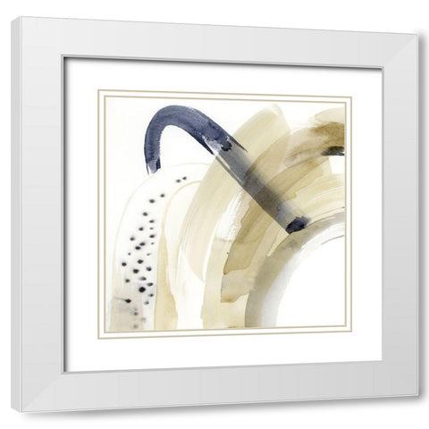 Dalmation Falls II White Modern Wood Framed Art Print with Double Matting by Popp, Grace