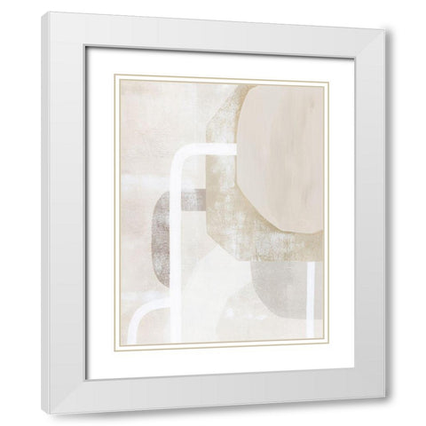 Quiet Affection II White Modern Wood Framed Art Print with Double Matting by Popp, Grace