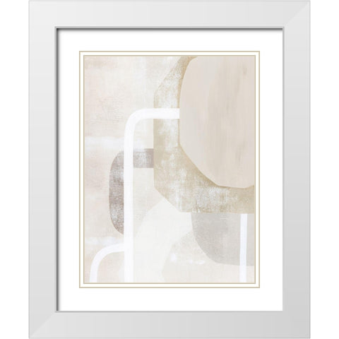 Quiet Affection II White Modern Wood Framed Art Print with Double Matting by Popp, Grace