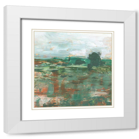 Approaching Autumn II White Modern Wood Framed Art Print with Double Matting by Harper, Ethan