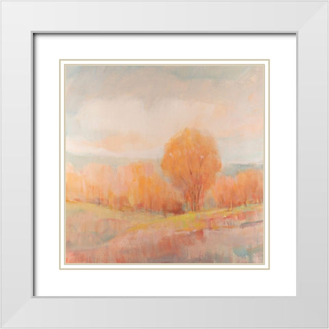 Early Frost II White Modern Wood Framed Art Print with Double Matting by OToole, Tim