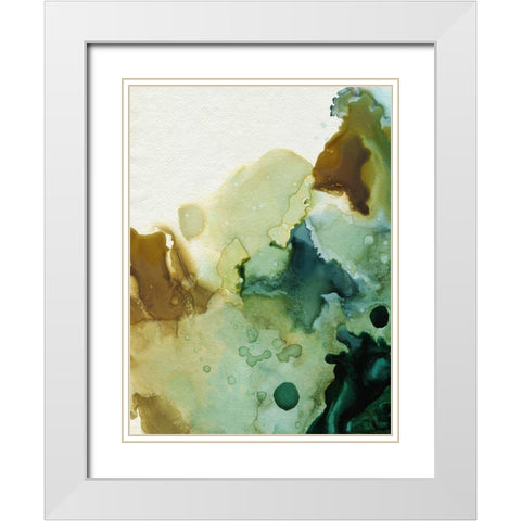 Water and Earth II White Modern Wood Framed Art Print with Double Matting by Popp, Grace