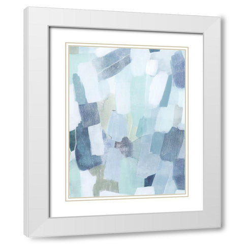 Dusky Gale I White Modern Wood Framed Art Print with Double Matting by Popp, Grace