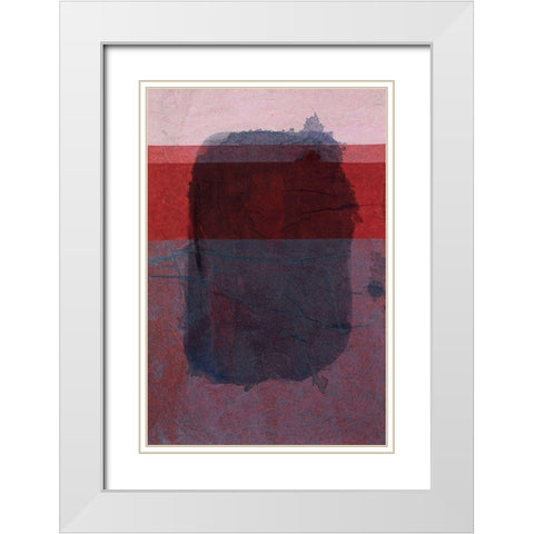 Remembering Rothko I White Modern Wood Framed Art Print with Double Matting by Delamater, Rob